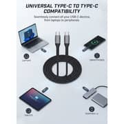 Glassology Braided USB-C to USB-C Cable 2m Assorted - GCCC2B