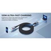 Glassology Braided USB-C to USB-C Cable 1m Assorted - GCCC1B