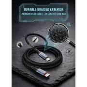 Glassology Braided USB-C to USB-C Cable 1m Assorted - GCCC1B