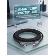 Glassology Braided USB-C to USB-C Cable 1m Assorted - GCCC1B