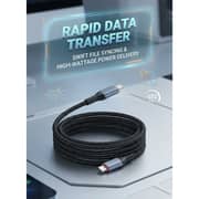 Glassology Braided USB-C to USB-C Cable 1m Assorted - GCCC1B