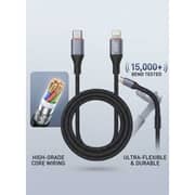 Glassology Braided USB-C to Lightning Cable 1m Assorted - GCCL1B