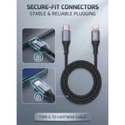 Glassology Braided USB-C to Lightning Cable 1m Assorted - GCCL1B