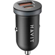 HAVIT DriveCharge Dual-port Car Charger Black - CC2043