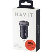 HAVIT DriveCharge Dual-port Car Charger Black - CC2043