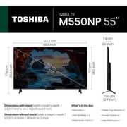 Toshiba 55inch 4K QLED Google Television (2026 Model) - 55M550NP