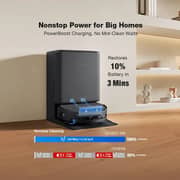 ECOVACS Deebot T90 PRO OMNI Robotic Vaccum Cleaner Black
