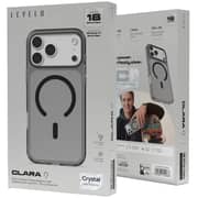 Levelo Clara MagSafe Clear Case Grey iPhone 18 Pro Max - LVLCLRMC18PMSMK