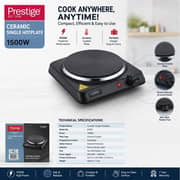 Prestige 1 Zone Ceramic Hotplate - PR81403