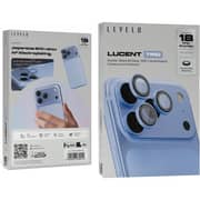 Levelo Lucent Trio iPhone 18 Pro & Pro Max Lens Protector Blue - LVLLCTRIOL18PPMLB