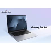 Samsung Galaxy Book6 (2026) Copilot+ PC - 3rd Series / Intel Core Ultra 7-355 / 16inch WUXGA / 512GB SSD / 16GB RAM / Shared Intel Graphics / Windows 11 Home / English Keyboard / Gray / International Version - [NP760XJG-KG2US]