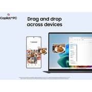 Samsung Galaxy Book6 (2026) Copilot+ PC - 3rd Series / Intel Core Ultra 7-355 / 16inch WUXGA / 512GB SSD / 16GB RAM / Shared Intel Graphics / Windows 11 Home / English Keyboard / Gray / International Version - [NP760XJG-KG2US]