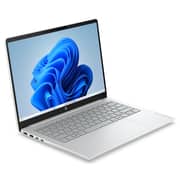 HP OmniBook 3 14-hu0004ne Laptop / Intel Core 5 120U / 14 Inch 2K IPS / 512GB SSD / 16GB RAM / Intel UHD Graphics / Windows 11 Home / English & Arabic Keyboard / Glacier Silver / Middle East Version – [D84QZEA]