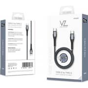VOZ 65W USB-C to USB-C Cable 1m Black - VTC201