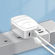 VOZ Travel Charger 20W with Lightning Cable White - VZWPD01L