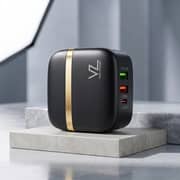 VOZ 3 Port 32W Wall Charger with Lightning Cable Black - VZWPD02L