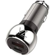 VOZ Car Charger with USB-C to Lightning Cable Black - VCCPD03L