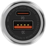 VOZ Car Charger with USB-C to USB-C Cable Black - VCCPD03T