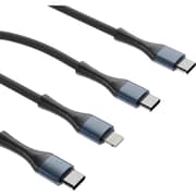 VOZ 3-in-1 USB Cable 1m Black - V3C003