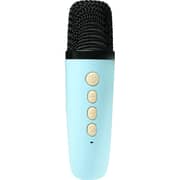VOZ Kids Karoke Bluetooth Speaker With Microphone Blue - VZK02