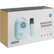 VOZ Kids Karoke Bluetooth Speaker With Microphone Blue - VZK02