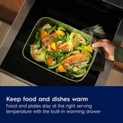 Electrolux 600 Series Built-in Warming Drawer 60cm Pure Black - LBD4Z
