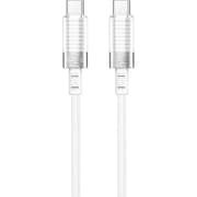 WYE Flow Fast Charging USB-C To USB-C Cable 1m White - DC59