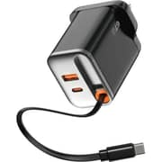 Wiwu Portable Charger with USB-C Cable Black - WI-G020BLK