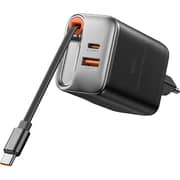 Wiwu Portable Charger with USB-C Cable Black - WI-G020BLK