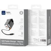 Wiwu Portable Charger with USB-C Cable Black - WI-G020BLK
