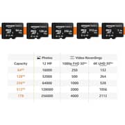 Amazon Basics microSDXC Memory Card 64GB Black Pack of 2 - LSMICRO64GU3D