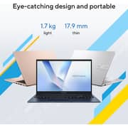 Asus Vivobook 15 (2026) Laptop - 1st Series / Intel Core 7-150U / 15.6inch FHD / 512GB SSD / 8GB RAM / Shared Intel Graphics / Windows 11 Home / English & Arabic Keyboard / Quiet Blue / Middle East Version - [X1504VA-C78G512GBE]