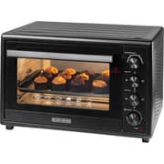 Black and Decker Double Glass Toaster Oven - TRO100RDG