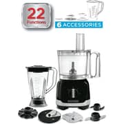 Black and Decker 1000W Multifun Food Processor - FX1000FB