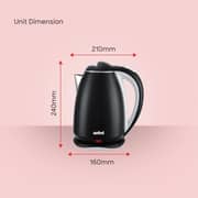 Sanford Red Electric Kettle - SF1880EK KC