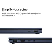 HP Omnibook X Flip 2-in-1 Convertible (2026) Laptop - AMD Ryzen AI 5-435 / 14inch 3K / 512GB SSD / 16GB RAM / Shared AMD Radeon Graphics / Windows 11 Home / English & Arabic Keyboard / Blue/ Middle East Version - [14-KC0003NE]
