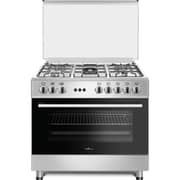 Toptec 5 Burner Gas Cooker 90x60cm Silver/Black - TTGGSSFO-TU
