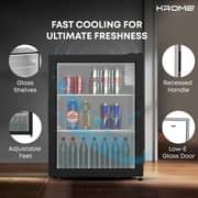Krome Beverage Cooler 90L Black - KR-BC90DM