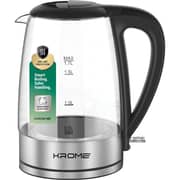Krome Glass Electric Kettle - KR-KTG100D