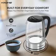 Krome Glass Electric Kettle - KR-KTG100D