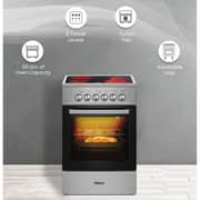 Nobel Built-in 4 Hob Ceramic Cooker 50x60cm Stainless Steel/Black - NGC5060VT