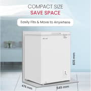 Nobel Chest Freezer 99L White - NCF145