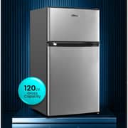 Nobel Top Mount Refrigerator 90L Dark Silver - NR120E