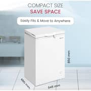 Nobel Chest Freezer 99L White - NCF140