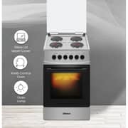 Nobel Free Standing 4 Zone Electric Cooker 50x50cm Stainless Steel/Black - NGC5400SI