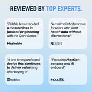 Pebble Qore 2 Smart Fitness Band Black