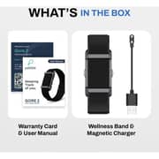 Pebble Qore 2 Smart Fitness Band Black
