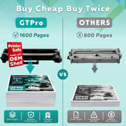 GTPro CF217A Laser Printer Toner Black - 17A