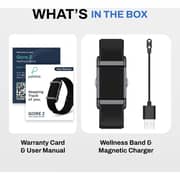 Pebble Qore 2 Smart Fitness Band Nebula Blue