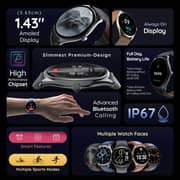 Pebble Royale Legend Smartwatch Onyx Black